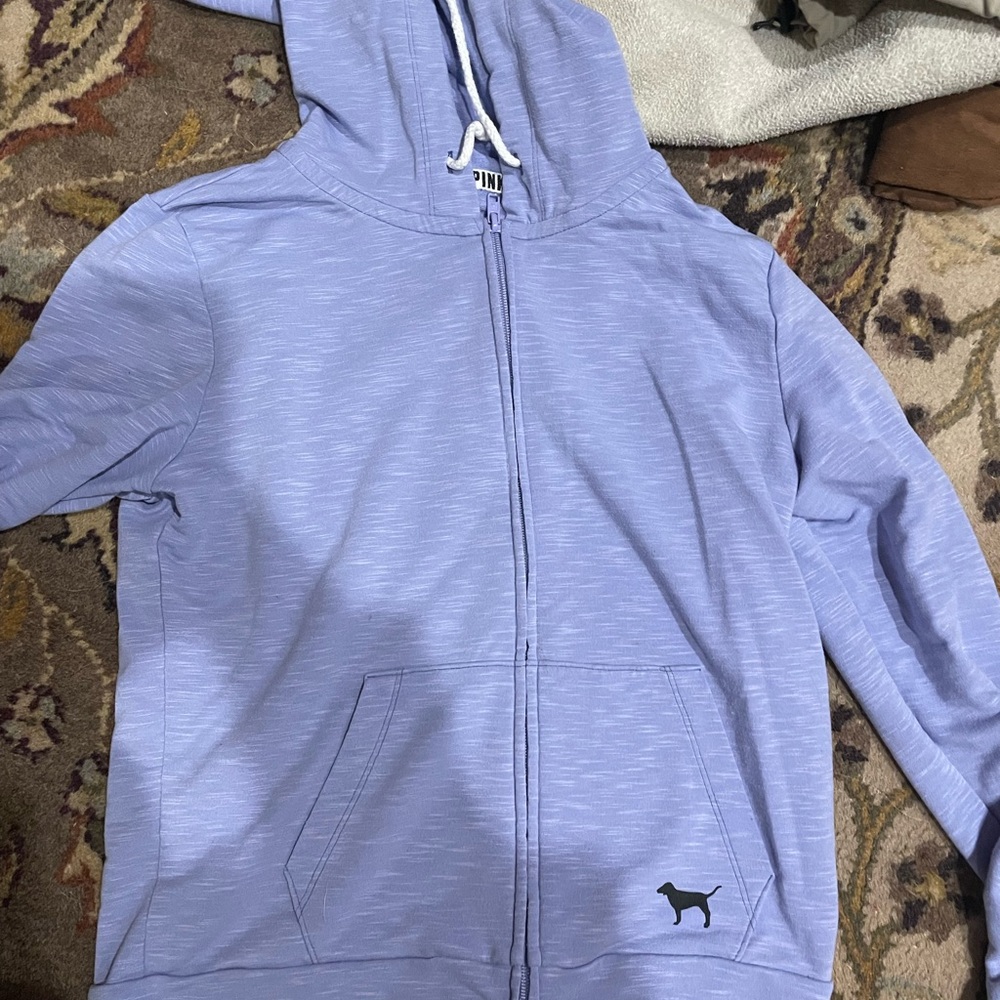 pink victoria secret hoodie